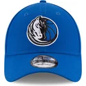 niebieska-zakrzywiona-regulowana-czapka-9forty-the-league-dallas-mavericks-nba-od-new-era
