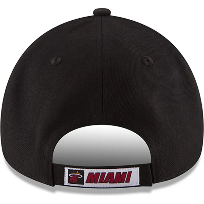 czapka-z-daszkiem-czarna-regulowana-9forty-the-league-miami-heat-nba-new-era