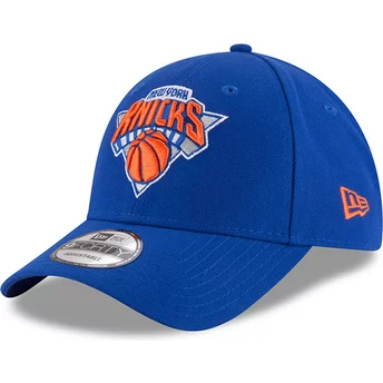 Wyginięta czapka niebieska z regulacją 9FORTY The League New York Knicks NBA New Era