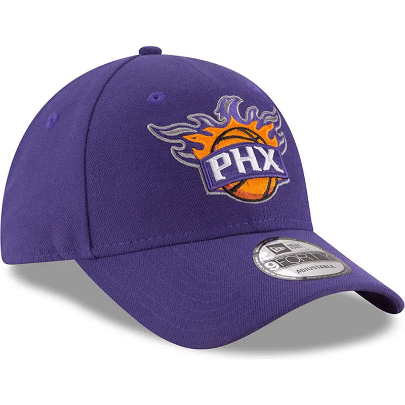 czapki-curva-fioletowy-tasma-regulowana-9forty-the-league-phoenix-suns-nba-new-era