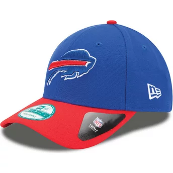Wyginięta czapka niebieska i czerwona z regulacją 9FORTY The League Buffalo Bills NFL New Era