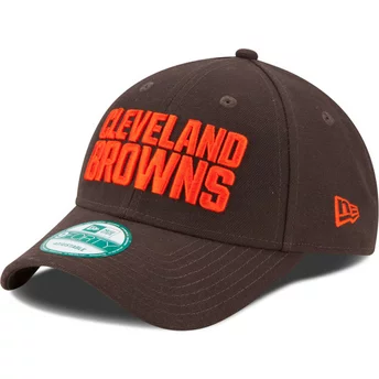 Wyginięta czapka brązowa z regulacją 9FORTY The League Cleveland Browns NFL New Era