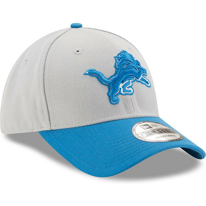 wyginieta-czapka-szara-i-niebieska-z-regulacja-9forty-the-league-detroit-lions-nfl-new-era