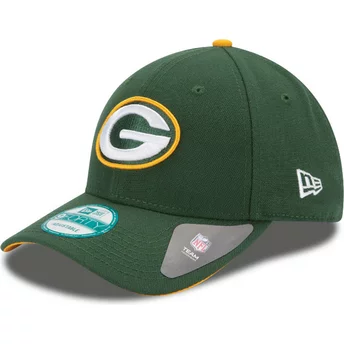 Wyginięta czapka zielona z regulacją 9FORTY The League Green Bay Packers NFL New Era
