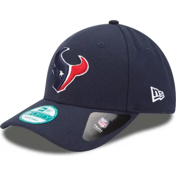Wyginięta czapka ciemnoniebieska z regulacją 9FORTY The League Houston Texans NFL New Era
