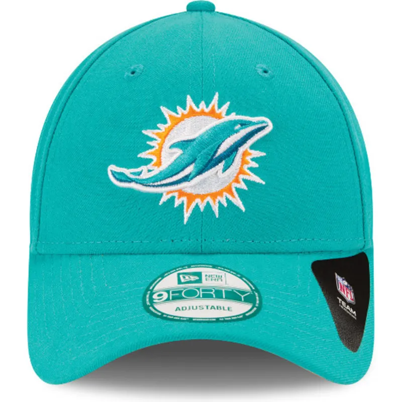 czapki-curva-niebieski-tasma-regulowana-9forty-team-miami-dolphins-nfl-new-era