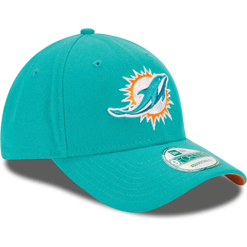 czapki-curva-niebieski-tasma-regulowana-9forty-team-miami-dolphins-nfl-new-era