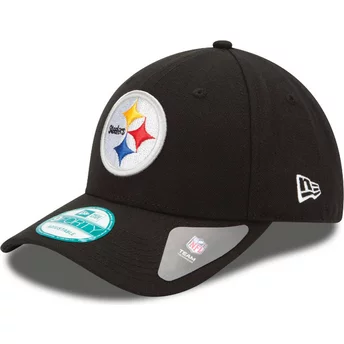 Wyginięta czapka czarna z regulacją 9FORTY The League Pittsburgh Steelers NFL New Era