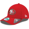 czapki-curva-czerwony-tasma-regulowana-9forty-the-league-san-francisco-49ers-nfl-new-era