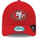 czapki-curva-czerwony-tasma-regulowana-9forty-the-league-san-francisco-49ers-nfl-new-era