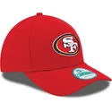 czapki-curva-czerwony-tasma-regulowana-9forty-the-league-san-francisco-49ers-nfl-new-era