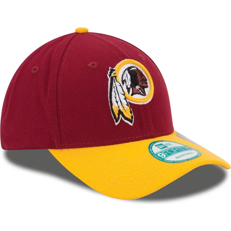 czapki-curva-czerwony-tasma-regulowana-9forty-the-league-washington-commanders-nfl-new-era