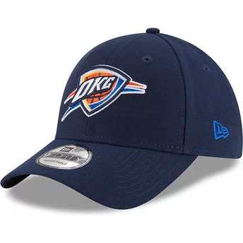 Wyginięta czapka ciemnoniebieska z regulacją 9FORTY The League Oklahoma City Thunder NBA New Era