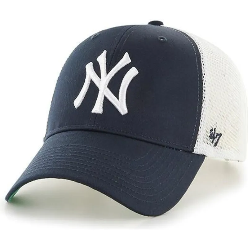 czapki-curva-granatowy-snapback-dla-dziecka-new-york-yankees-mlb-47-brand
