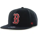 czapki-plana-granatowy-snapback-boston-red-sox-mlb-47-brand