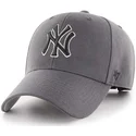 czapki-curva-szary-tasma-regulowana-negro-new-york-yankees-mlb-47-brand