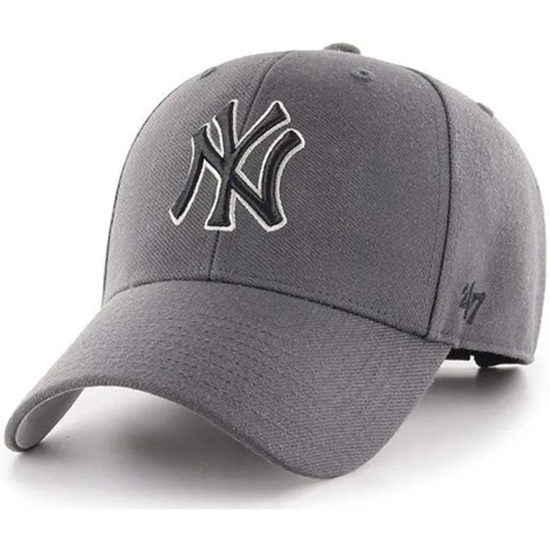 czapki-curva-szary-tasma-regulowana-negro-new-york-yankees-mlb-47-brand czapki-curva-szary-tasma-regulowana-negro-new-york-yankees-mlb-47-brand