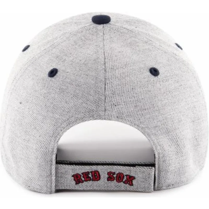 czapki-curva-szary-tasma-regulowana-boston-red-sox-mlb-47-brand