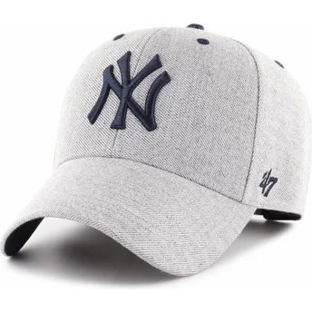 czapki-curva-szary-tasma-regulowana-new-york-yankees-mlb-47-brand