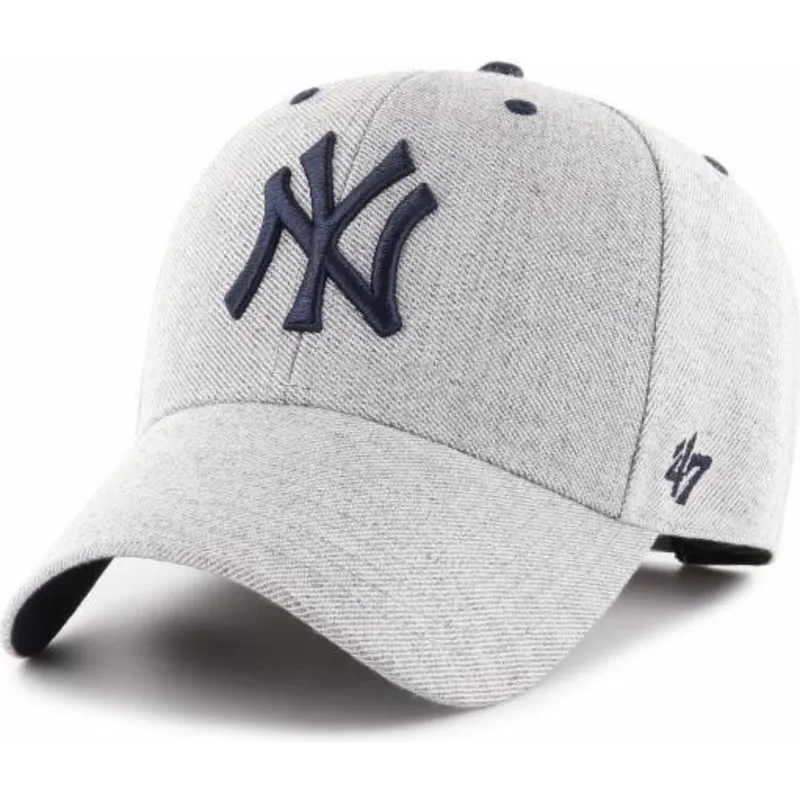 czapki-curva-szary-tasma-regulowana-new-york-yankees-mlb-47-brand
