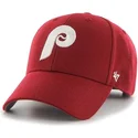czapki-curva-czerwony-tasma-regulowana-clasico-philadelphia-phillies-mlb-47-brand