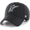 czapki-curva-czarny-tasma-regulowana-clasico-miami-marlins-mlb-47-brand