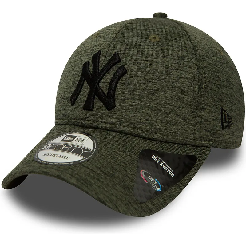 czapki-curva-zielony-tasma-regulowana-9forty-dry-switch-jersey-new-york-yankees-mlb-new-era