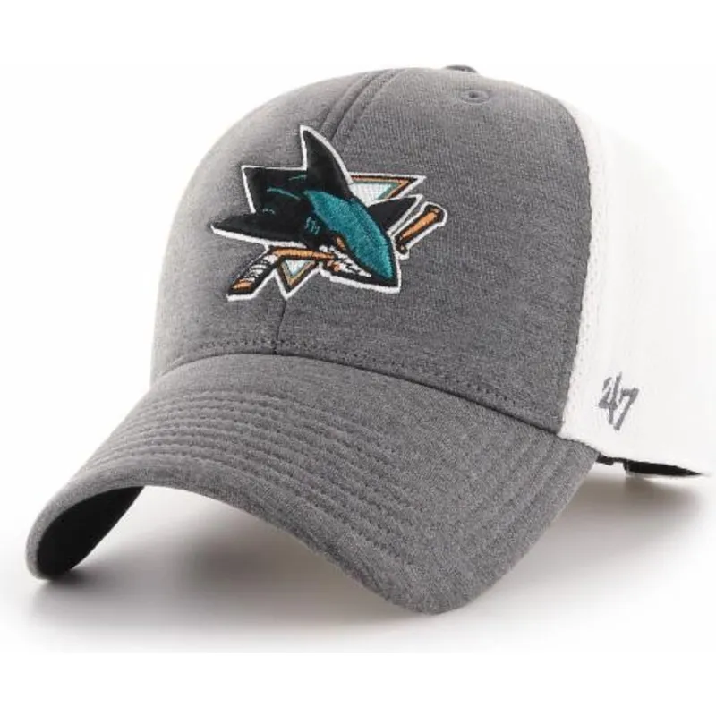 czapki-curva-szary-tasma-regulowana-san-jose-sharks-nhl-47-brand czapki-curva-szary-tasma-regulowana-san-jose-sharks-nhl-47-brand