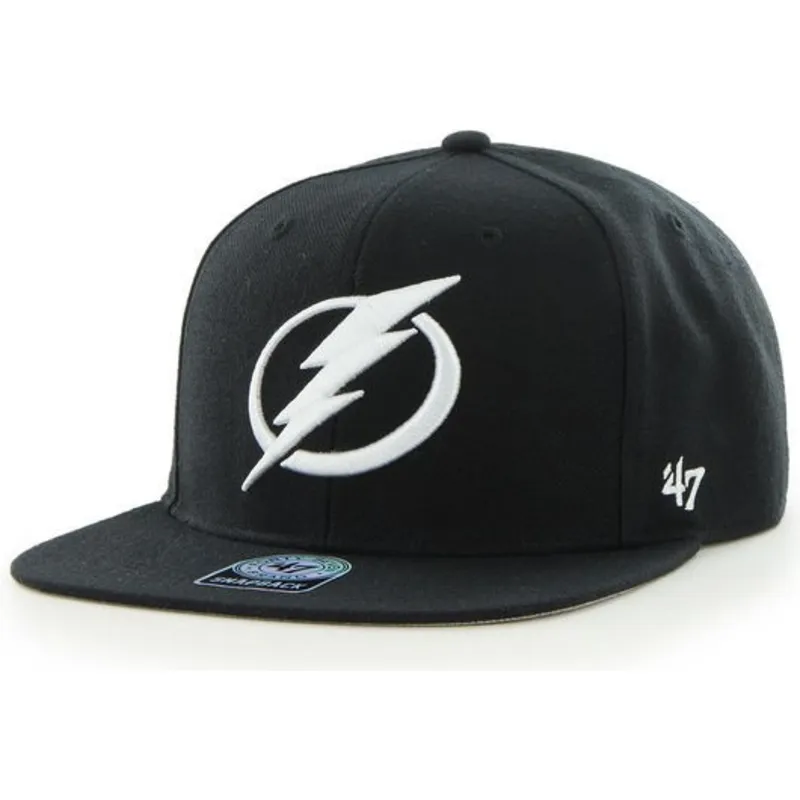 czapki-plana-czarny-snapback-tampa-bay-lightning-nhl-47-brand czapki-plana-czarny-snapback-tampa-bay-lightning-nhl-47-brand