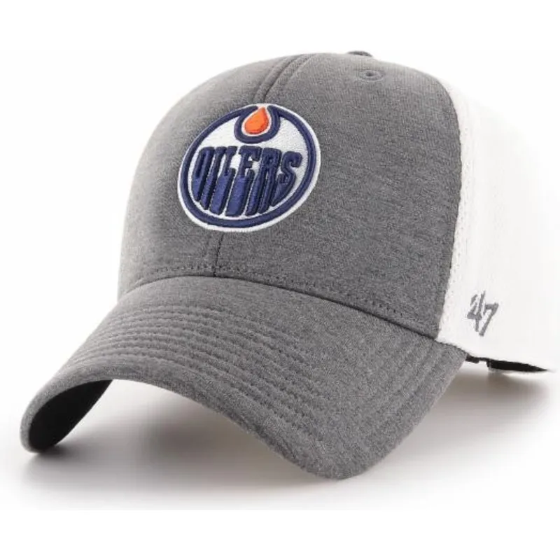 czapki-curva-szary-tasma-regulowana-edmonton-oilers-nhl-47-brand