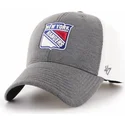 czapki-curva-szary-tasma-regulowana-new-york-rangers-nhl-47-brand
