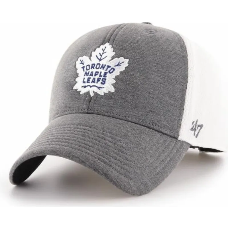 czapki-curva-szary-tasma-regulowana-toronto-maple-leafs-nhl-47-brand