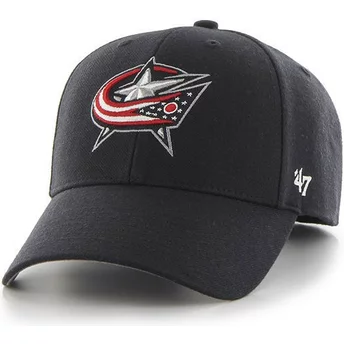Wyginięta czapka ciemnoniebieska Columbus Blue Jackets NHL MVP 47 Brand