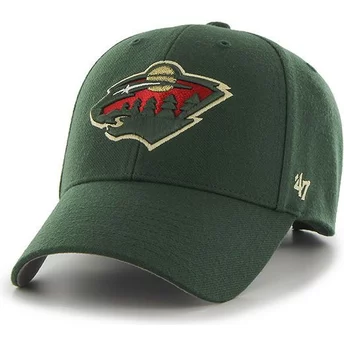 Wyginięta czapka zielona Minnesota Wild NHL MVP 47 Brand