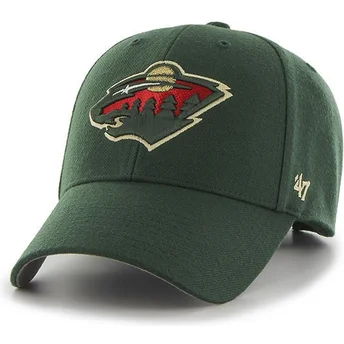 Zielona czapka z daszkiem Minnesota Wild NHL MVP od 47 Brand