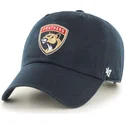 granatowa-czapka-z-daszkiem-florida-panthers-nhl-clean-up-marki-47-brand