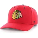 czapki-curva-czerwony-tasma-regulowana-chicago-blackhawks-nhl-47-brand