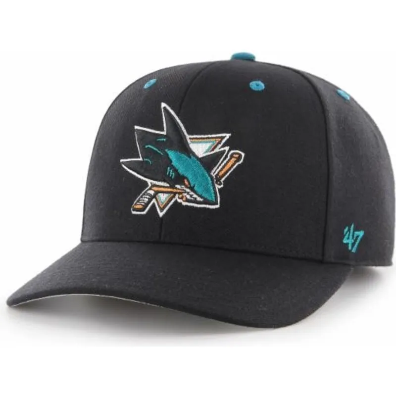 czapki-curva-czarny-tasma-regulowana-san-jose-sharks-nhl-47-brand czapki-curva-czarny-tasma-regulowana-san-jose-sharks-nhl-47-brand