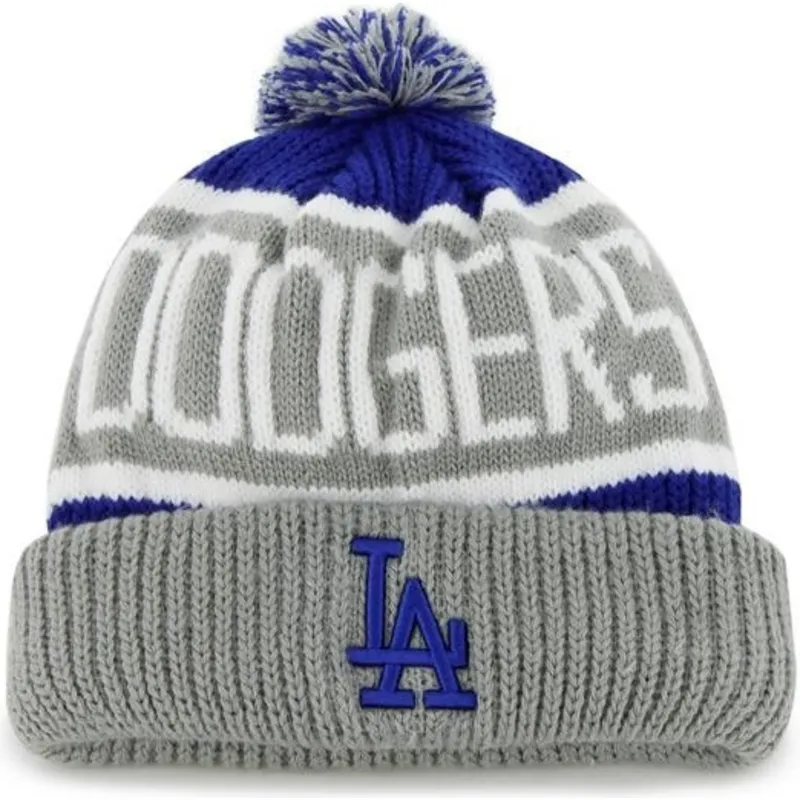 czapki-pompon-szary-los-angeles-dodgers-mlb-47-brand