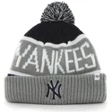 czapki-pompon-szary-new-york-yankees-mlb-47-brand
