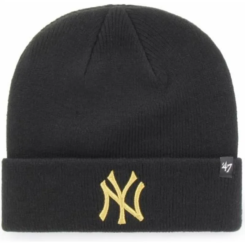 czapki-czarny-oro-new-york-yankees-mlb-47-brand