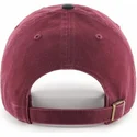 czerwona-czapka-z-zakrzywionym-daszkiem-i-czarnym-logo-new-york-yankees-mlb-clean-up-two-tone-od-47-brand