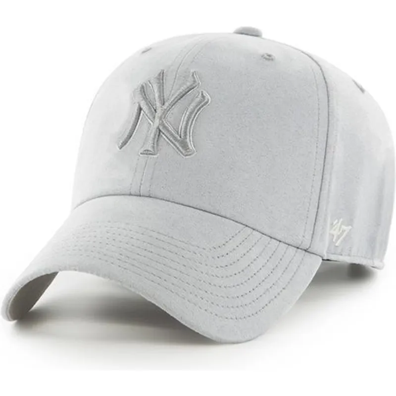 czapki-curva-szary-tasma-regulowana-new-york-yankees-mlb-47-brand