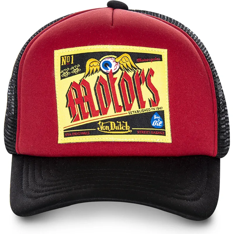 czapki-curva-czerwony-snapback-von-dutch