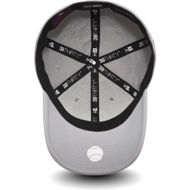 czapki-curva-szary-dopasowany-dla-dziecka-39thirty-stretch-rubber-emblem-new-york-yankees-mlb-new-era