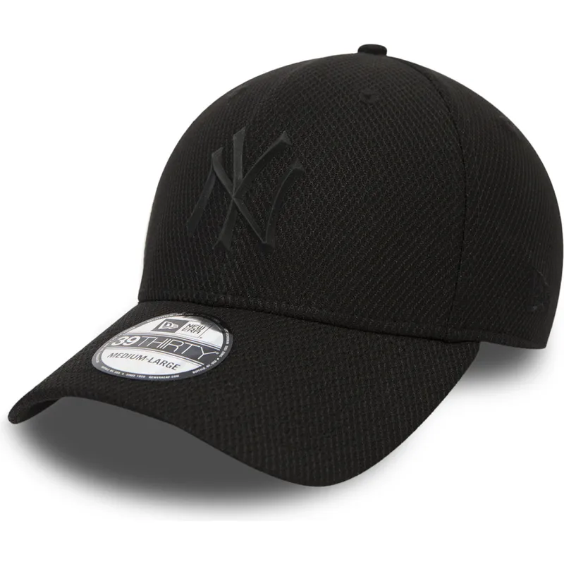 czapki-curva-czarny-dopasowany-dla-dziecka-39thirty-rubber-prime-new-york-yankees-mlb-new-era