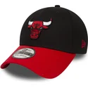 czapki-curva-czarny-dopasowany-39thirty-black-base-chicago-bulls-nba-new-era