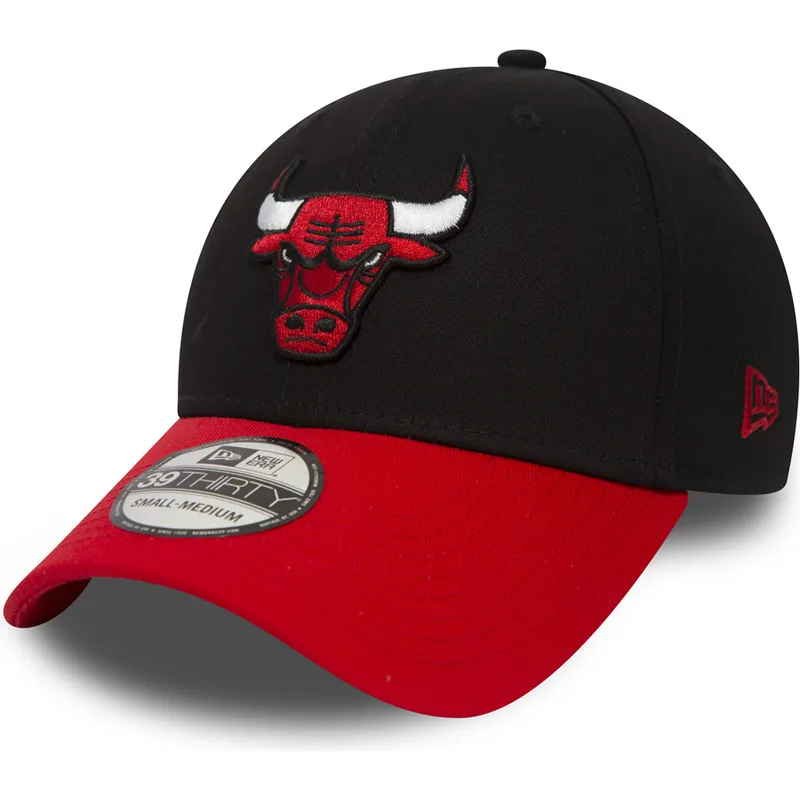 czapki-curva-czarny-dopasowany-39thirty-black-base-chicago-bulls-nba-new-era czapki-curva-czarny-dopasowany-39thirty-black-base-chicago-bulls-nba-new-era