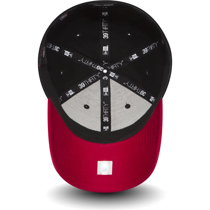 czapki-curva-czarny-dopasowany-39thirty-black-base-miami-heat-nba-new-era czapki-curva-czarny-dopasowany-39thirty-black-base-miami-heat-nba-new-era