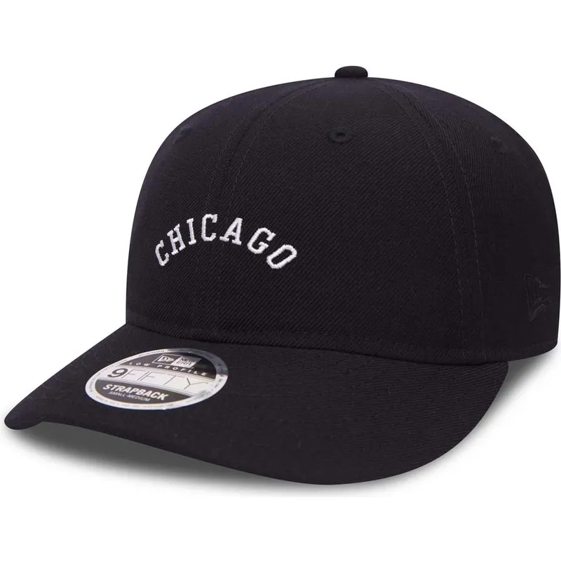 czapki-curva-granatowy-tasma-regulowana-9fifty-low-profile-city-series-chicago-white-sox-mlb-new-era czapki-curva-granatowy-tasma-regulowana-9fifty-low-profile-city-series-chicago-white-sox-mlb-new-era